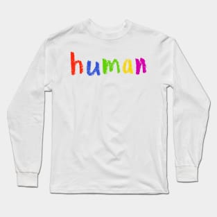 human Long Sleeve T-Shirt